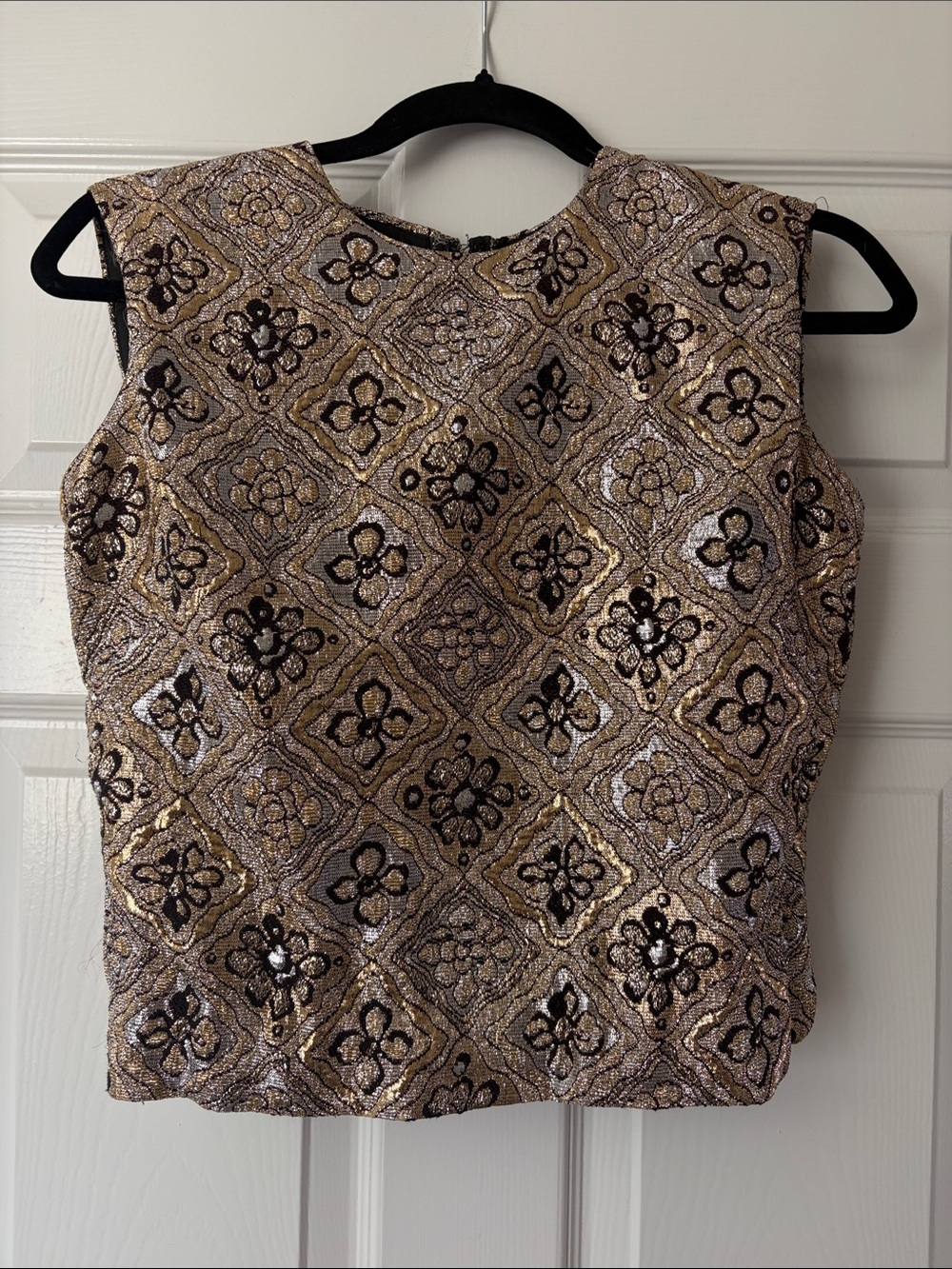 Vintage 60s lurex top